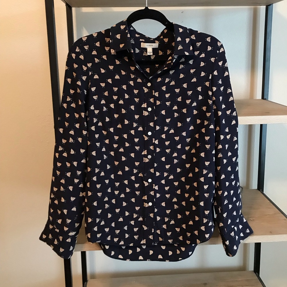 French hen button up shirt!